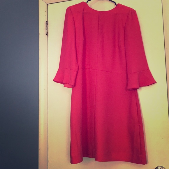 Banana Republic Dresses & Skirts - 3/4 bell sleeved hot pink dress